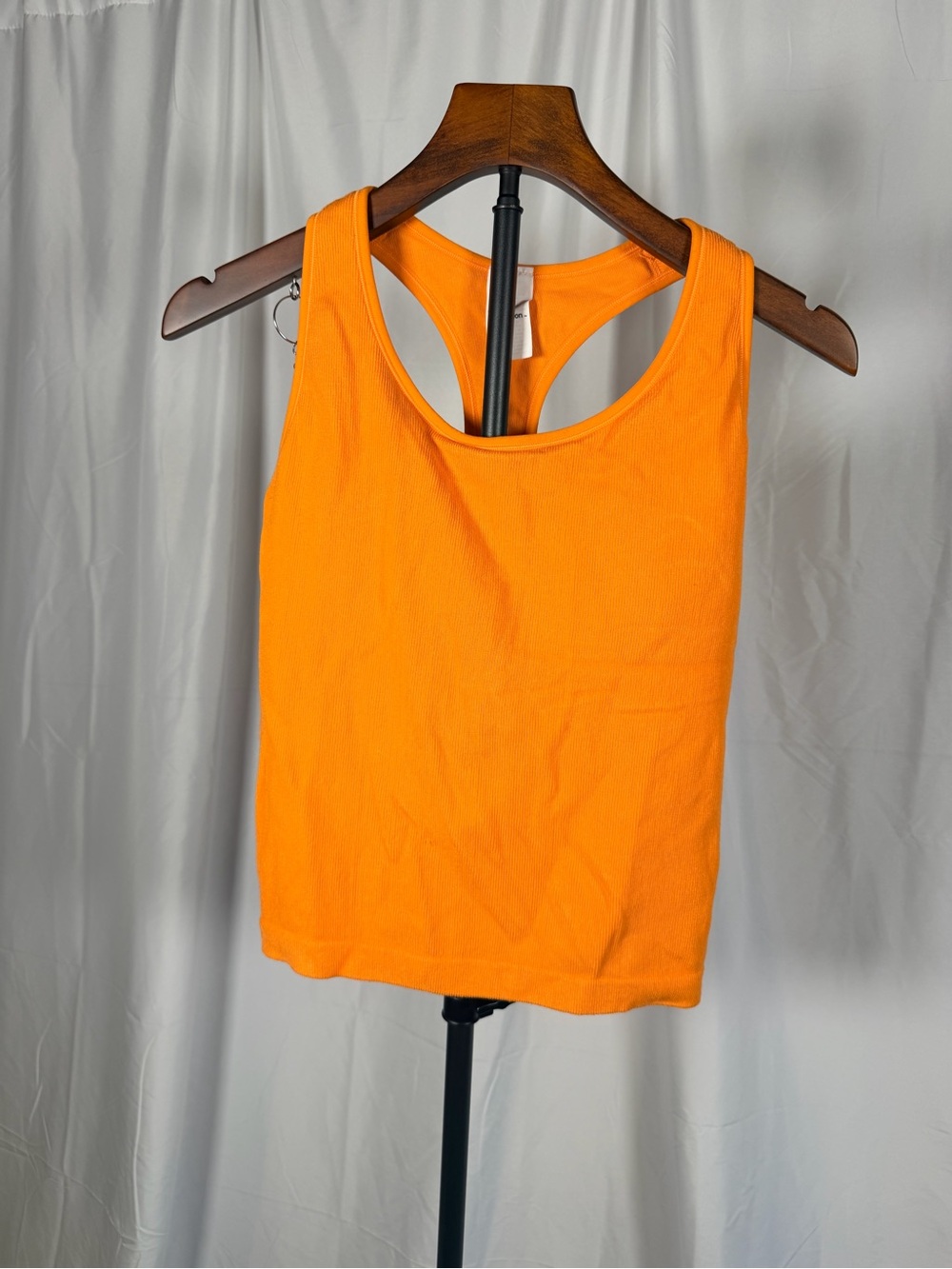 all in motion Bright Orange Racerback Tank